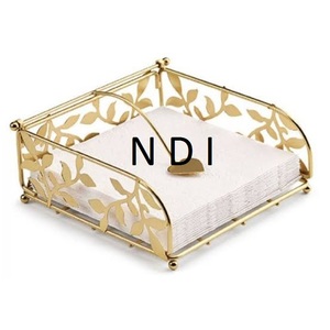 Récipient en papier serviette personnalisé porte-mouchoirs en métal les plus vendus porte-mouchoirs décoration chambre salon - Product Image 3