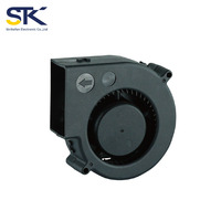 Ventilador DC STK TRB9733 97x94x33mm 12V/24V/48V Impermeable IP58/IP68 con Carcasa de Plástico/WRB/Doble Rodamiento de Bolas 5000 RPM