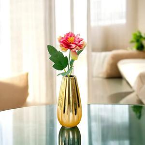 Vase à fleurs en métal élégant Décoration intérieure contemporaine Pièce maîtresse de table pour bureau, mariage, événement, décoration intérieure Idée cadeau - Product Image 5