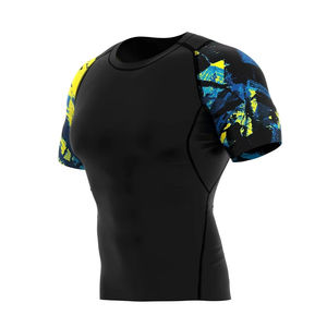 Traje de Baño Rash Guard de Alta Calidad para MMA y BJJ, Diseño 2025, Personalizable, para Hombre, Spandex/Poliéster, Ajustado - Product Image 6