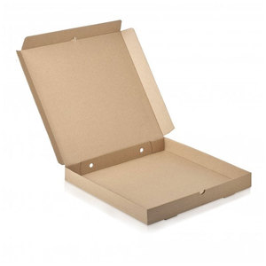 Caja de pizza de aluminio impresa personalizada de grado alimenticio Logotipo personalizado impreso Caja de pizza de papel Kraft marrón Embalaje de alimentos - Product Image 4