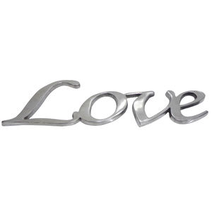 Navidad decorativa Metal colgante amor ornamento níquel plata Color para decoración de pared hecho a mano a granel - Product Image 1