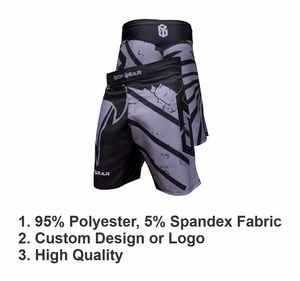 Short MMA pour enfants OEM pour l'entraînement Kickboxing Fighting Cage Fight Muay Thai Boxing-Custom Logo Martial Arts Wear - Product Image 2