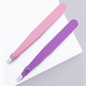 Pince à cils à pointe lisse antimagnétique en acier inoxydable de précision au prix de gros Outils tranchants pour cils professionnels - Product Image 5