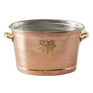 Proveedores al por mayor de diseño fabuloso Bar Ware Wine Tub Cubo de vino de cobre de calidad superior a precio competitivo - Product Image 1
