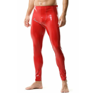 Pantalon en cuir pour hommes de fabrication professionnelle nouveauté pantalon en cuir pour hommes respirant de qualité supérieure sur mesure - Product Image 1