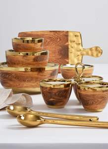 Juegos de vajilla modernos y elegantes con colección de bandejas y cuencos - Product Image 3