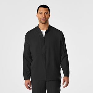 Veste de travail médicale pour hommes, uniforme d'hôpital professionnel, tissu léger et confortable, manches longues, fournisseur OEM ODM - Product Image 3