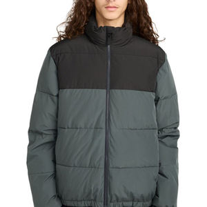 Chaqueta acolchada para hombre, gruesa, con logotipo personalizado, nuevo diseño, chaqueta de plumón, poliéster y nailon de alta calidad, para uso casual al aire libre - Product Image 1