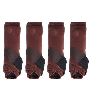 Botas de tendón de Medicina de caballo sublimadas 2025 con neopreno/material de cuero Euro Cavall Industries - Product Image 1