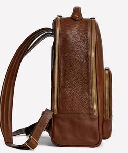 Brown Genuine Leather Fashion Vintage Eco-Friendly Lightweight <b>Backpack</b> <b>for</b> Men <b>Women</b> Large Laptop <b>Travel</b> Office Daypack School - Product Image 3