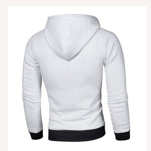 เสื้อสเวตเตอร์มีฮู้ดของผู้ชายเสื้อสเวตเตอร์มีซิปด้านข้างทรงพอดีตัวใหม่2026คุณภาพพรีเมี่ยม - Product Image 3