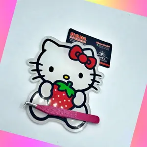 New Acrylic Kitty Cat Butterfly Magnetic Lash Extension Pallet Tiles Private Label Hello Cat Lash Tile beauty Accessories