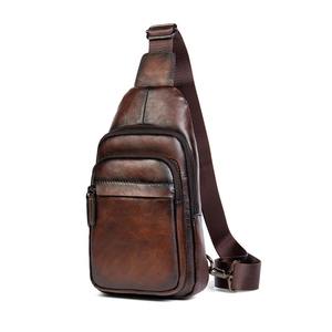 Personalización al por mayor bolso cruzado mujer cintura cinturón pecho bolsos cremallera cuero Sling Bag - Product Image 3