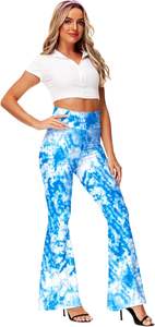 Cantidad a granel pantalones acampanados hasta el tobillo para mujeres transpirables fabricantes profesionales mejor diseño mujeres pantalones acampanados Casuales - Product Image 5