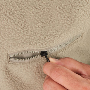 เสื้อสเวตเตอร์มีซิปด้านหน้าสำหรับผู้ชายเสื้อสเวตเตอร์ขนแกะคอตตอน100% ฤดูหนาว - Product Image 4