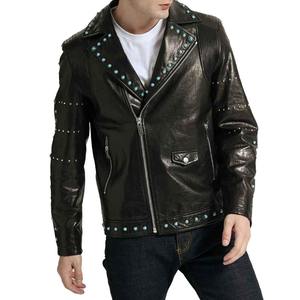 Nueva chaqueta de cuero de moda de calle 2025, ropa de invierno, diseño personalizado, cuero genuino de talla grande, ropa informal para hombre, chaqueta de invierno - Product Image 3