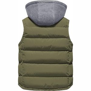 Veste polaire chaude et décontractée pour hommes, veste sans manches de couleur unie légère, veste pour hommes, offre spéciale, OEM - Product Image 2