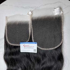 PRODUIT TOP!! Meilleure fermeture de cheveux et frontal avec des cheveux vietnamiens 100% naturels, vendeur de dentelle frontale HD super mince - Product Image 4