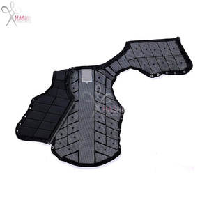 Chaleco de Seguridad Ecuestre, Unisex, Negro, con Cremallera, Protector de Equitación, Ligero, Acolchado de Poliéster y PU Resistente a Impactos - Product Image 2