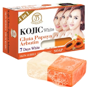 Whole Sales 4 in 1 Kojic White Gluta Papaya Abutin, Whitening Soap Bar, Best Seller in Thailand 160g.