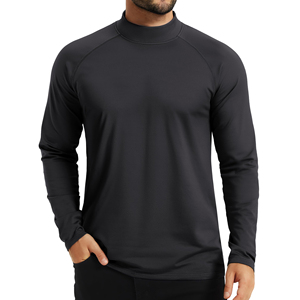 Camiseta deportiva de compresión de manga larga para hombre con logo personalizado, para entrenamiento, gimnasio, correr, como capa base. - Product Image 2