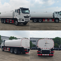 Camion-citerne d'occasion économique pour le transport d'eau potable, HOWO 6x4, 20m³ – Camion-citerne d'arrosage pour rues