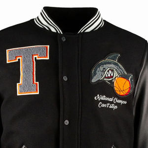 Customized Fashion Baseball Casual Trend <b>Jacket</b> Men's Patch Polyester Men <b>Jackets</b> <b>Vintage</b> Blank Leather Sleeve <b>Varsity</b> <b>Jackets</b> - Product Image 3