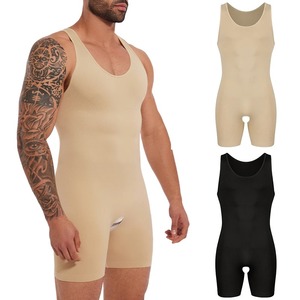 Monos de manga larga para hombre, mono de una pieza de lucha, mono elástico, leotardo de cuerpo completo transparente brillante al óleo - Product Image 1