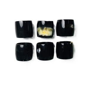 Anillos de servilleta de cuerno de Búfalo con logotipo personalizado único al por mayor soporte de anillo de servilleta de estilo animal pulido para eventos de comedor - Product Image 4