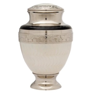 Urnes de crémation pour adultes en laiton en marbre bleu vente chaude fournitures funéraires urnes de cendres humaines fabriquées en inde à des prix raisonnables - Product Image 2