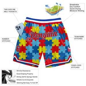 Sublimation 100% Polyester Street Wear Sets Sports Short Inteam Gym Basketball vierge Mesh personnalisé Short pour homme respirant - Product Image 2