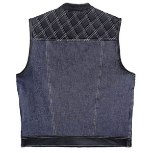 Chaleco de Cuero 100% de alta calidad para hombre, Top Reversible de nuevo diseño personalizado para tela de lona de invierno transpirable - Product Image 3