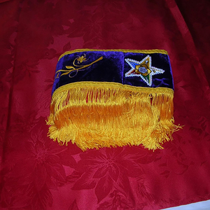 Custom Flag Grad Stole Honor Cord Masonic Regalia Fajas con bordado hecho a mano Durable Black Purple Sashes para la venta Ronpex - Product Image 4