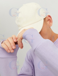 Sudaderas cálidas de lana hechas a medida para hombre, camisas de cuello redondo de un solo color con instalaciones de marca de impresión de temporada de invierno - Product Image 5
