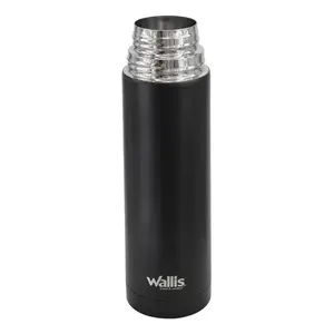 Thermos in Acciaio Inossidabile 500ml Nero con Valvola Antigoccia e Coperchio a Vite - Product Image 3