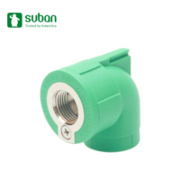 Suban Factory Accesorios de tubería de agua PPR de plástico de alta calidad Conector en T igual de 3 vías Alta presión para nombres PPR