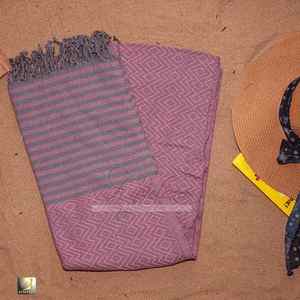 Toalla de playa de tacto suave Ultra felpa algodón turco diseño ligero capa suave acabado suave superficie transpirable textura Premium - Product Image 4