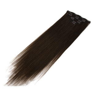 KSWIGS Extensions de cheveux à clips double épaisseur, résistantes à la chute, 12-28 pouces, 100% cheveux chinois Remy, lisses et soyeux, doux, brillants, teints - Product Image 3