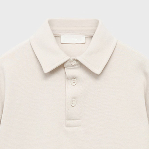 เสื้อสเวตเชิ้ตเด็กผู้ชาย คุณภาพสูง ระบายอากาศได้ดี น้ำหนักเบา ปกพับได้ / สวมใส่สบาย ราคาโรงงาน บริการ OEM สีพื้น - Product Image 2