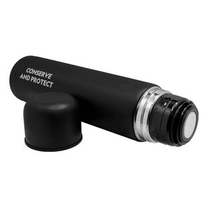 Thermos a Forma di Proiettile Nat Geo 1000 Ml in Acciaio Inossidabile Nero Opaco - Product Image 5