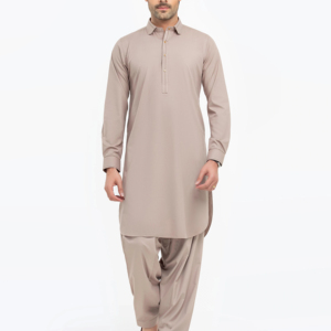 Salwar Kameez pakistanais pour hommes, style bureau, tenue traditionnelle musulmane, coupe régulière, pour les affaires, l'Aïd et le quotidien - Product Image 1