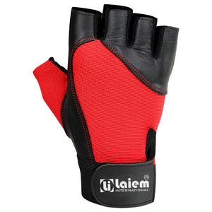Guantes de fitness de gimnasio de cuero duraderos personalizados para deportes, para entrenamiento de levantamiento de pesas y entrenamiento de ciclismo - Product Image 3