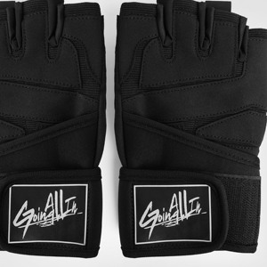 Guantes de Entrenamiento MaxHold de Medio Dedo para Levantamiento de Pesas, Adecuados para Gimnasio, con Agarres de Neopreno, Cuero, Silicona, Spandex y Microfibra - Product Image 3