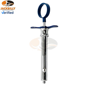 JACKBILLY-Seringues Dentaires Thétiques Auto-Aspirantes à Un Doigt, Couleur de la Poignée et de la Pointe Flèche, 1.8ml, Bleu Foncé - Product Image 3