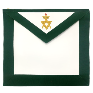 MASONIC DEGREE AMD PAST SOVEREIGN MASTER TABLIER BRODÉ À LA MAIN Master Mason & State Tablier - Product Image 1