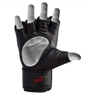 Gants de MMA en cuir véritable, dernière collection très demandée, avec sangle de poignet réglable, demi-doigts/sans doigts, poignées imperméables - Product Image 5