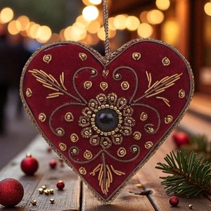 Décorations de Noël en vrac à suspendre à l'arbre, formes variées et motifs personnalisés, décorations de fête en tissu faites à la main, vente en gros - Product Image 5