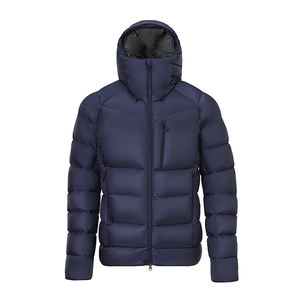 Chaqueta acolchada de invierno de calle alta para hombre, colores personalizables, tallas, cuello de burbuja exclusivo frontal, Invierno sólido - Product Image 1