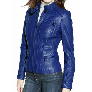 promotionBreathable High Quality Women Outerwear Fashion Style New Model Casual Jacket <b>Zipper</b> Ladies Women Leather Jacket Women - Product Image 3